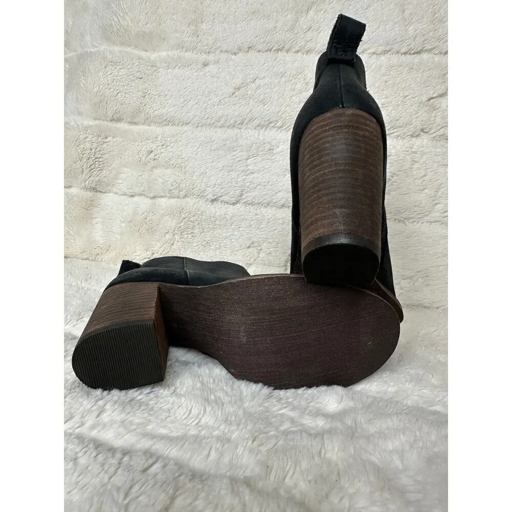 BP LANCE 4 M Bootie NWOB Leather Heel side zip ankle
